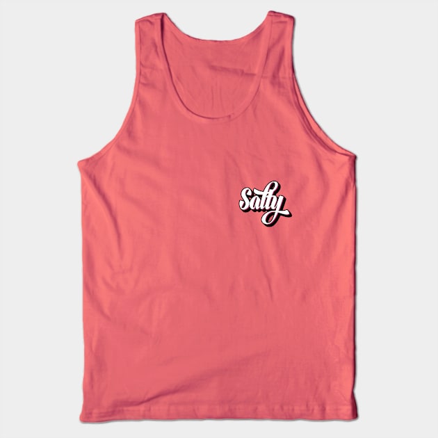 Salty Graffiti Small Tank Top by BeyondTheDeck